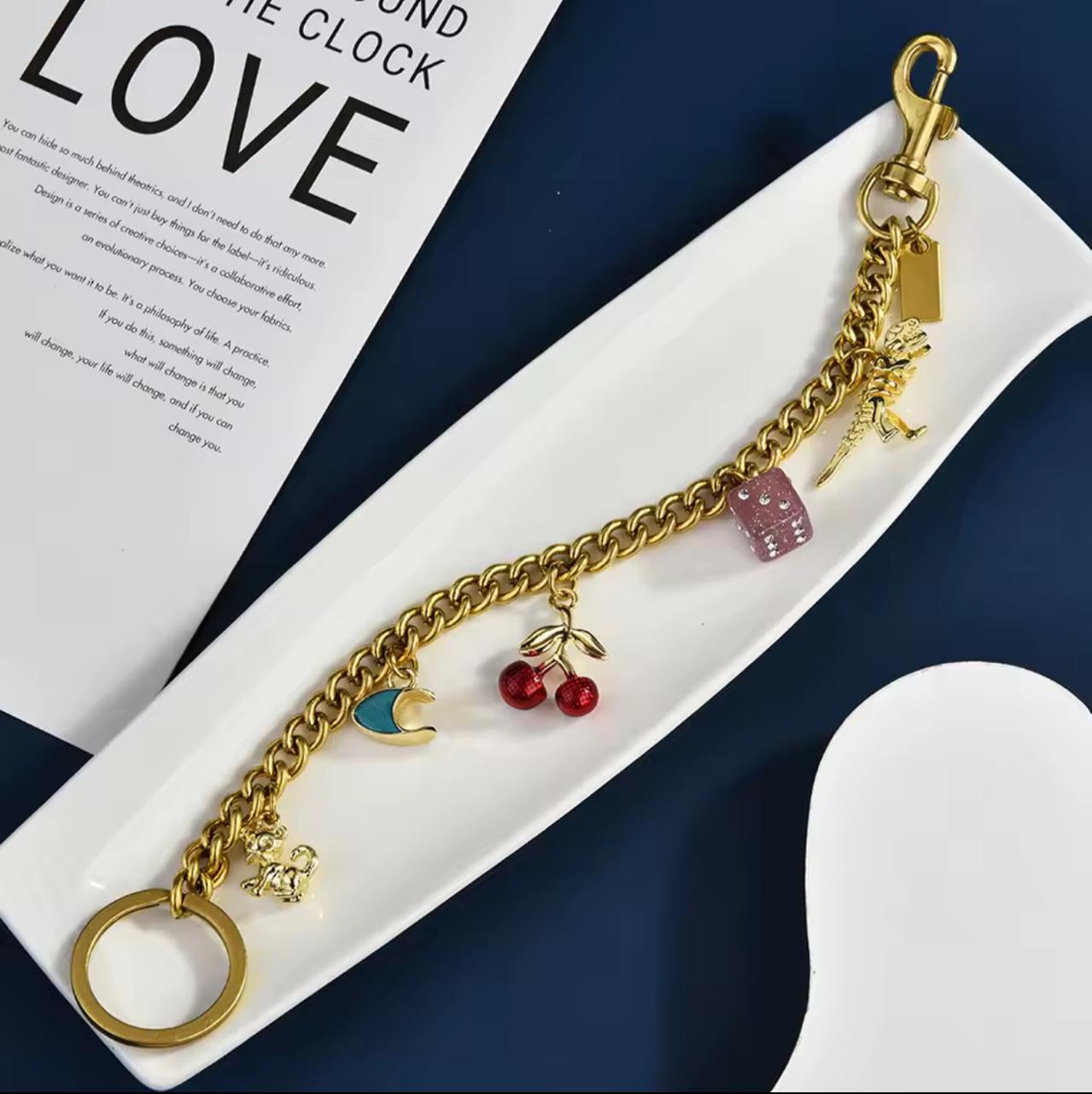 Glimora™ Luxe Chain Bag Charm – Signature Edition
