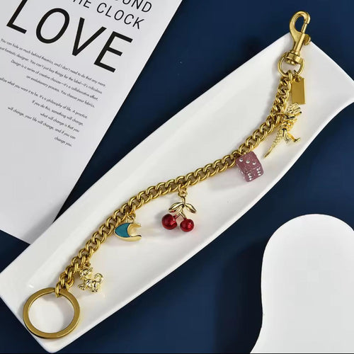 Glimora™ Luxe Chain Bag Charm – Signature Edition