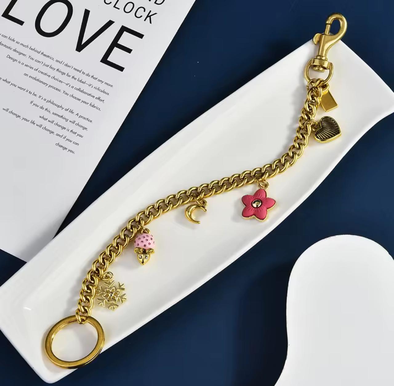 Glimora™ Luxe Chain Bag Charm – Signature Edition